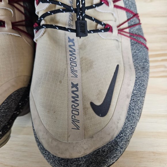 Nike Air Vapormax Run Utility Men's Sz 10.5 Desert Ore Reflect Silver AQ… - Picture 5 of 16